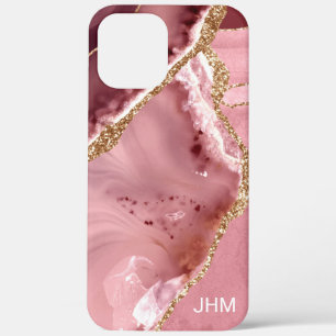 Case-Mate iPhone Case Or Rose Gold Agate Moderne