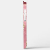 Coques Case-Mate iPhone Or Rose Gold Agate Moderne (Verso / Gauche)