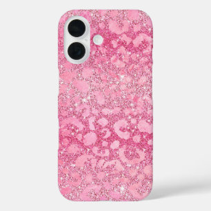 Coques iPhone 16 Or rose moderne élégant