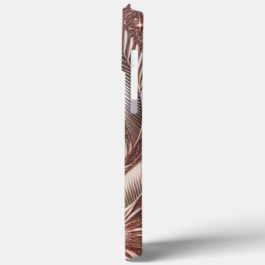 Coques Case-Mate iPhone Or rose moderne et élégant et fleurs7 (Verso / Gauche)