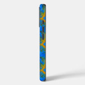 Coques Case-Mate iPhone or sur symbole tantrique bleu (Verso / Gauche)