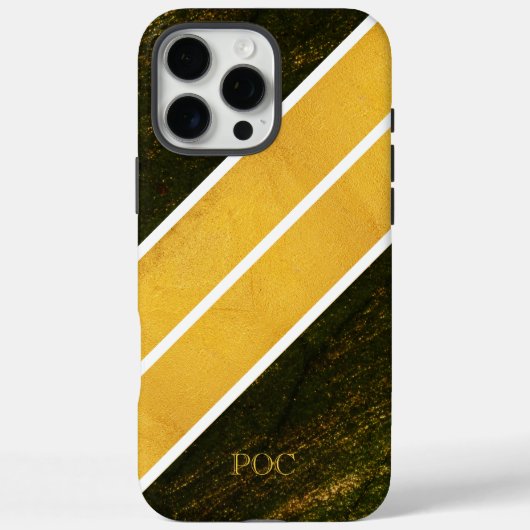 Coques Case-Mate iPhone Or vert (Verso)