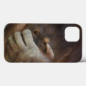 Coques Case-Mate iPhone Orang-outan de Sumatra, Pongo pygmaeus (Verso (horizontal))