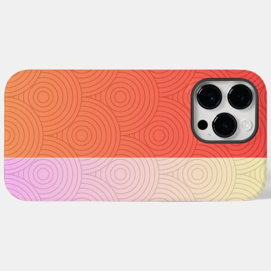 Coques Case-Mate iPhone Orange (Verso (horizontal))