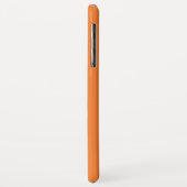 Coques Case-Mate iPhone Orange (Dos/Gauche)