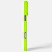 Coques Case-Mate iPhone Orange 3D Noir Nom moderne | Funny Neon Lime (Verso / Droite)
