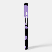 Coques Case-Mate iPhone orange and purple hearts polka dots (Verso / Gauche)