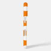 Coques Case-Mate iPhone Orange avec Pois blancs (Verso / Droite)