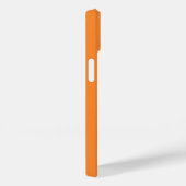 Coques Case-Mate iPhone Orange Black Elegant Calligraphie Nom du script (Verso / Droite)