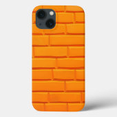 Coques Case-Mate iPhone Orange Brick Wall iPhone Case Bright Style (Verso)