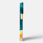 Coques Case-Mate iPhone Orange Calla fleurs de laine aquarelle art (Verso / Droite)