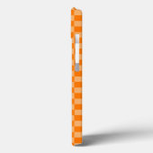 Coques Case-Mate iPhone Orange Combination Checkerboard par ShirleyTaylor (Verso / Gauche)