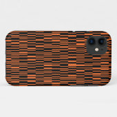 Coques Case-Mate iPhone Orange, cool, tendance, art graphique géométrique  (Dos (Horizontal))