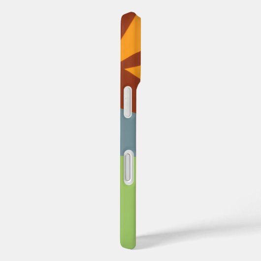 Coques Case-Mate iPhone Orange Cowboy Boot Abstract Phone Case (Verso / Droite)