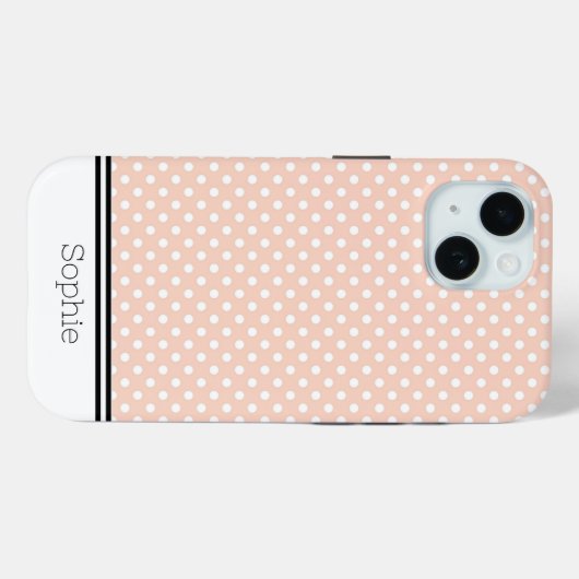 Coques Case-Mate iPhone Orange Dots Custom Samsung (Verso (horizontal))
