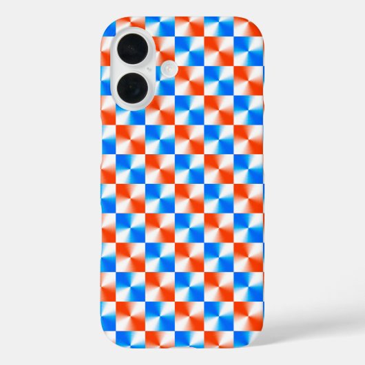 Coques Case-Mate iPhone orange et bleu (Verso)