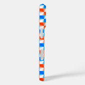 Coques Case-Mate iPhone orange et bleu (Verso / Droite)