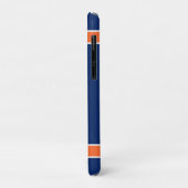 Coques Case-Mate iPhone Orange et Bleu marine (Dos/Gauche)