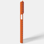 Coques Case-Mate iPhone Orange et Zigzag (Verso / Droite)