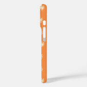 Coques Case-Mate iPhone Orange Floral Vibrant Chaud Tropical (Verso / Gauche)