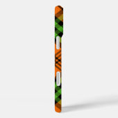 COQUES Case-Mate iPhone ORANGE & GREEN HALLOWEEN PLAID MOTIF (Verso / Droite)