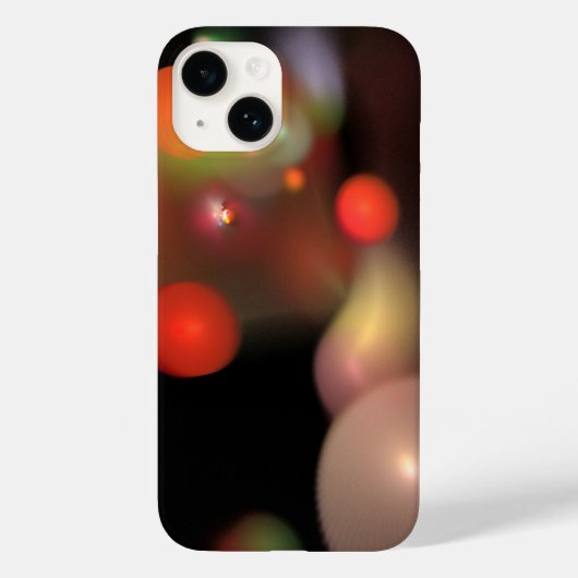 Coques Case-Mate iPhone ORANGE GREY QUANTUM BUBBLES Abstraits (Verso)