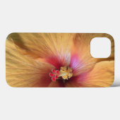 Coques Case-Mate iPhone Orange Hibiscus Ruffle (Verso (horizontal))