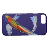 Coques Case-Mate iPhone Orange Koi japonais aquarelle carpe art (Dos (Horizontal))