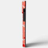 Coques Case-Mate iPhone Orange LOVE (Verso / Gauche)