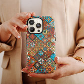 Coques Case-Mate iPhone Orange Mandala | iPhone 14 Coque-Mate