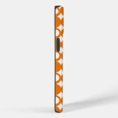 Coques Case-Mate iPhone Orange Mod Ball Design avec nom (Verso / Droite)