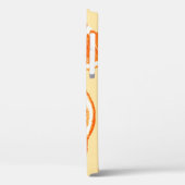 Coques Case-Mate iPhone orange motif fruits, alimentation alimentation aqu (Verso / Gauche)