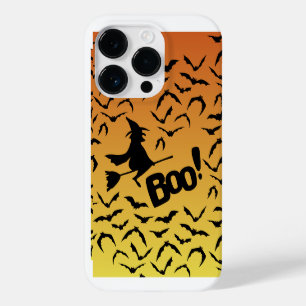 Coque Pour iPhone 14 Pro Orange Ombre Halloween