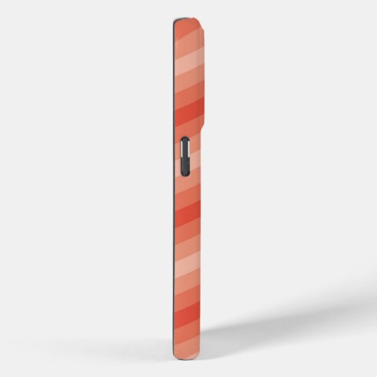 Coques Case-Mate iPhone Orange Peach Chevron (Verso / Droite)