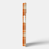 Coques Case-Mate iPhone Orange plaid (Verso / Droite)