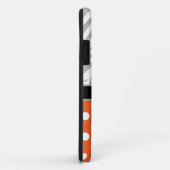 Coques Case-Mate iPhone Orange Polka Dot Faded Zebra Imprimer iPhone 5 Coq (Dos/Droite)