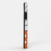 Coques Case-Mate iPhone Orange Polka Dot Light Zebra Imprimer iPhone 5 Coq (Dos/Droite)