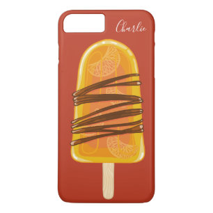 Coques Pour iPhone Orange Popsicle personnalisable casques de télépho