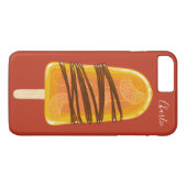 Coques Case-Mate iPhone Orange Popsicle personnalisable casques de télépho (Dos (Horizontal))