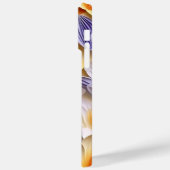 COQUES Case-Mate iPhone ORANGE PURPLE BLANC JAUNE 3-D REGARDE CROCUS (Verso / Gauche)