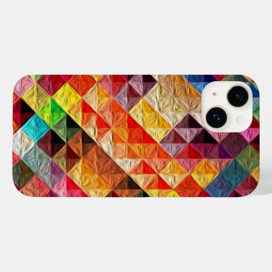 Coques Case-Mate iPhone Orange Quilty (Verso (horizontal))