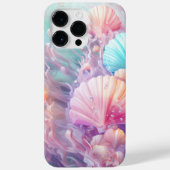 COQUES Case-Mate iPhone ORANGE ROSE PURPLE PASTEL SEASHELLS ALGUES (Verso)