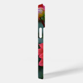Coques Case-Mate iPhone Orange, Rouge, Fleur Dahlia Jaune (Verso / Droite)