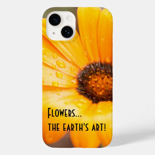 Coques Case-Mate iPhone Orange Spring Flash African Daisy Photographie (Verso)