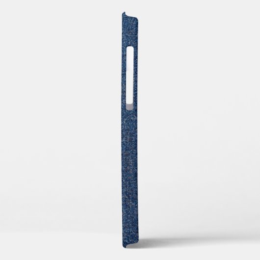 Coques Case-Mate iPhone Orange Stitch, Double Denim Patch. (Verso / Gauche)