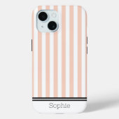 Coques Case-Mate iPhone Orange Stripes personnalisé Samsung (Verso)