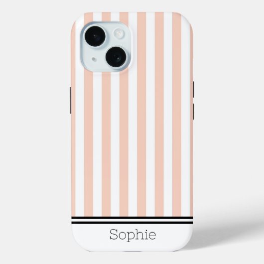 Coques Case-Mate iPhone Orange Stripes personnalisé Samsung (Verso)