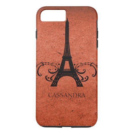 Coques Case-Mate iPhone Orange Vintage (Dos)