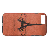 Coques Case-Mate iPhone Orange Vintage (Dos (Horizontal))