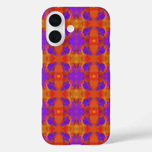 Coques Case-Mate iPhone Orange Violet Et Rouge Conception D'art Graphique (Verso)